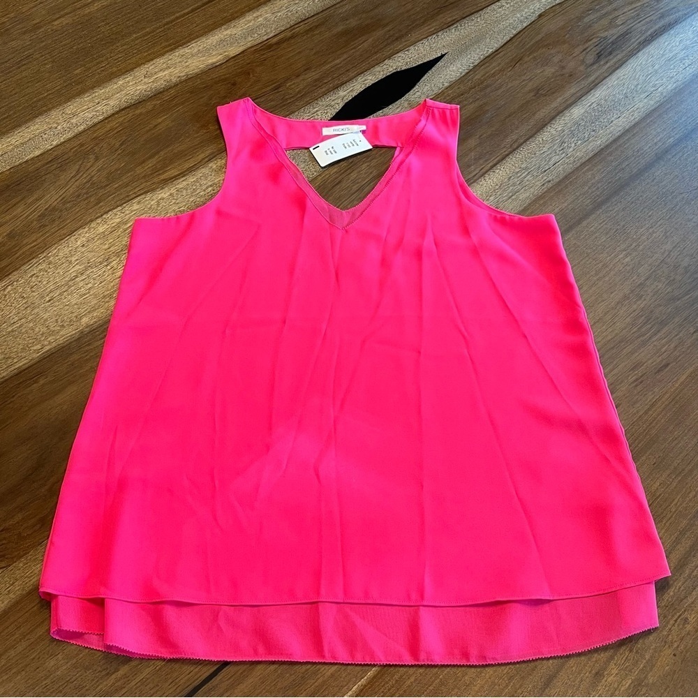 NWT⛱️Ricki's - Pink Blousy Tank Top - XL